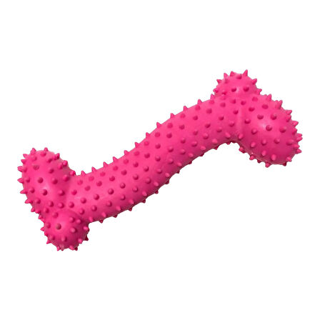 Kemik Oyuncağı Tırtıklı Yüzey Küçük Kemik Plastik Köpek Oyuncağı