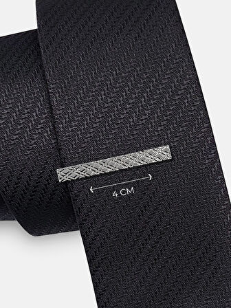 Slim Elmas Desen Kravat İğnesi
