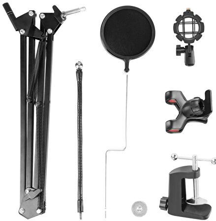 Lastvoice Set-01 - Mikrofon standı + Shock Mount + Pop Filter