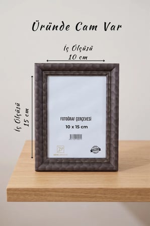 Topkapı Serisi 10 x 15 Fotoğraf Çerçevesi Camlı Dekoratif Duvar & Masa Tipi Plastik Çerçeve