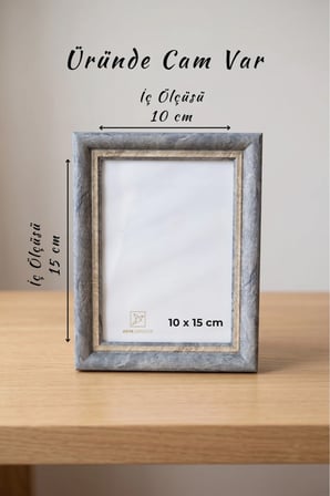 Topkapı Serisi 10 x 15 Fotoğraf Çerçevesi Camlı Dekoratif Duvar & Masa Tipi Plastik Çerçeve