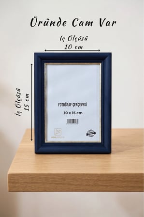 Topkapı Serisi 10 x 15 Fotoğraf Çerçevesi Camlı Dekoratif Duvar & Masa Tipi Plastik Çerçeve