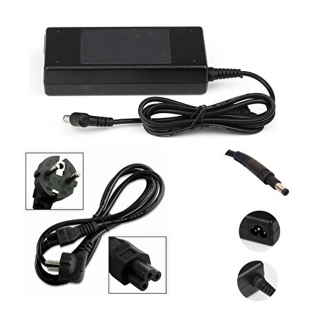 Hp 19.5v 3.33a 65w Uyumlu 4.8mmX1.7mm Kademeli Uç Adaptör Şarj Aleti Şarj Cihazı