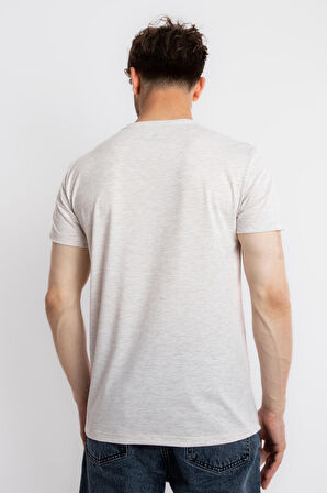 Adam Boxes V-Yaka T-shirt Disimplo - Kahve Melanj