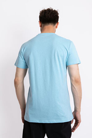 Adam Boxes O-Yaka T-shirt Premiver - Açık Mavi