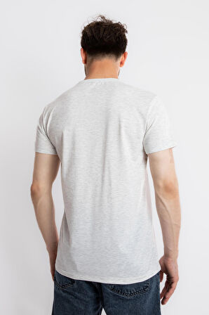 Adam Boxes O-Yaka T-shirt Premiver - Gri Melanj