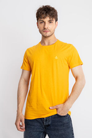 Adam Boxes O-Yaka T-shirt Premiver - Koyu Sarı