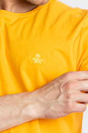 Adam Boxes O-Yaka T-shirt Premiver - Koyu Sarı