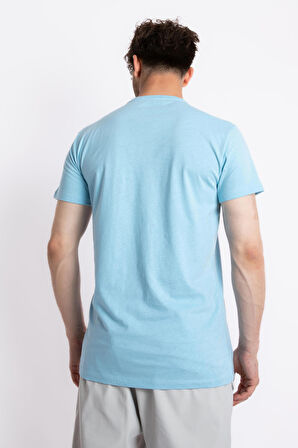 Adam Boxes V-Yaka T-shirt Veralpes - Açık Mavi