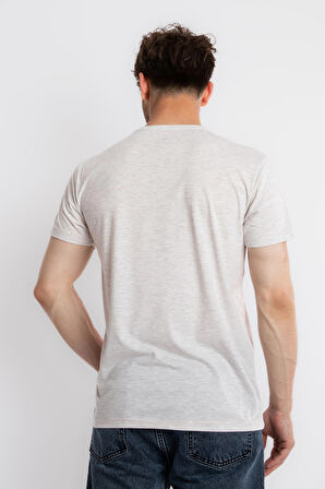 Adam Boxes V-Yaka T-shirt Veralpes - Kahve Melanj