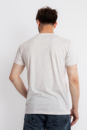 Adam Boxes V-Yaka T-shirt Veralpes - Kahve Melanj