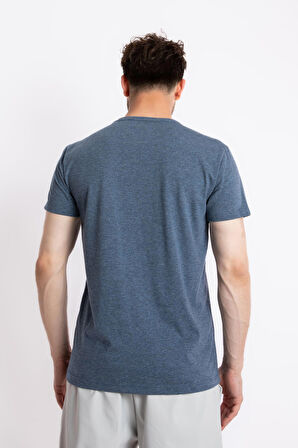 Adam Boxes V-Yaka T-shirt Veralpes - Lacivert Melanj