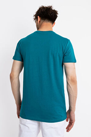 Adam Boxes V-Yaka T-shirt Veralpes - Göl Yeşili