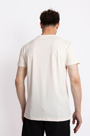 Adam Boxes O-Yaka Baskılı T-shirt Herestatuas - Ham Pamuk