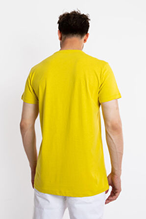 Adam Boxes O-Yaka Cepli T-shirt Bolsillo - Zeytin Yeşili