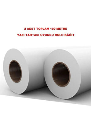 RULO RESİM KAĞIDI GENİŞLİK 31 CM UZUNLUK 50 METRE ( 2 ADET ) TOPLAM 100 MTRE