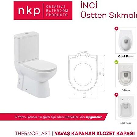 Nkp İnci Klozet Kapağı