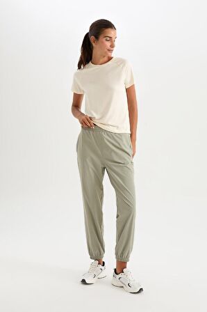 DeFactoFit Wide Leg Geniş Paça Cepli Sporcu Dokuma Pantolon C9415AX25SPKH418