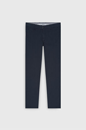 Comfort Fit Rahat Kesim Pamuklu Esnek Armürlü Yan Cep Pantolon