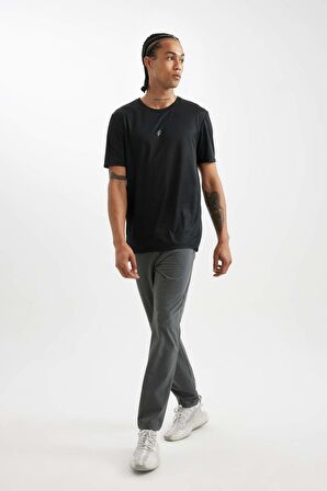 DeFactoFit Sporcu Pantolon Standart Paça Cepli Dokuma C6149AX24SPAR86