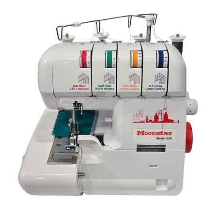 MOONSTAR EV TİPİ OVERLOK DİKİŞ MAKİNASI 3-4 İPLİK / MODEL 320