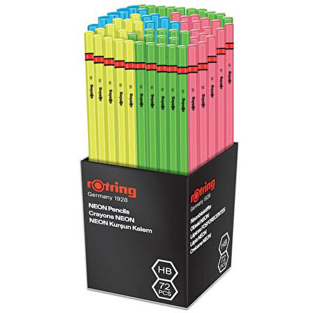 Rotring Kurşun Kalem Neon Fosforlu 2090066 (72 li)