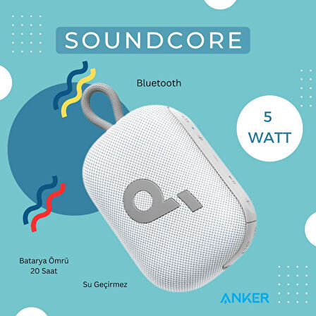 ANKER Soundcore Select Go Bluetooth Hoparlör 20 Saat Ultra Çalma Süresi 