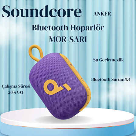 ANKER Soundcore Select Go Bluetooth Hoparlör 20 Saat Ultra Çalma Süresi 
