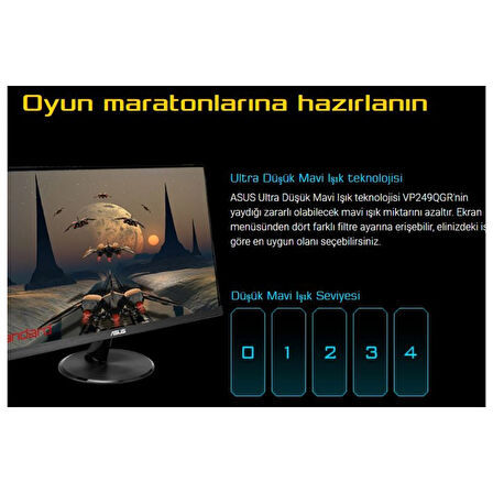 Asus 23.8" 1 MS 144 Hz VGA+HDMI+DP FreeSync Full HD IPS LED Monitör