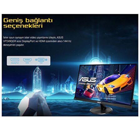 Asus 23.8" 1 MS 144 Hz VGA+HDMI+DP FreeSync Full HD IPS LED Monitör