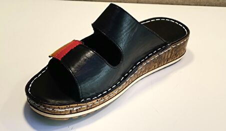 Castle Black 21315 Bayan Deri Comfort Terlik