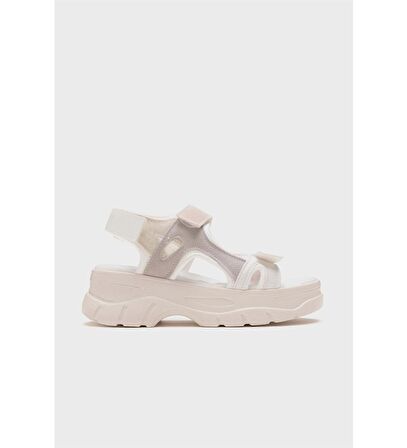 Sms 4740 Kadın Beyaz Spor Sandalet