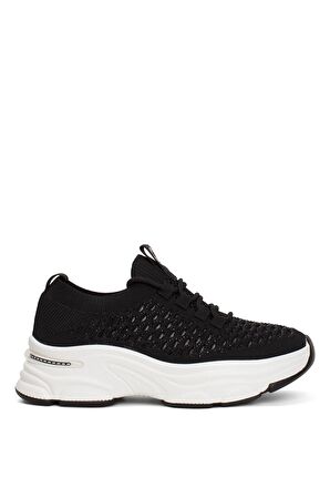 Guja 24y309-3 Kadın Taşlı Sneaker Ayakkabı Siyah