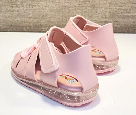 Wendy K-70 Kız Bebe Fiyonklu Sandalet Pembe