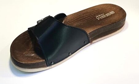 Esem 0309 Z 0003 Kadın Ortopedik Günlük Terlik Siyah