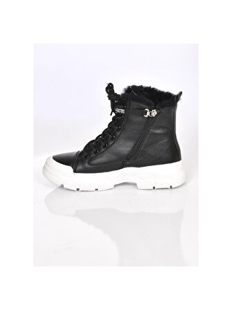 Guja 24k310-24 Kadın Hakiki Deri Spor Bot Siyah