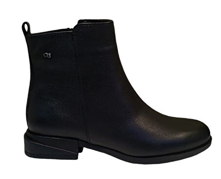 Castle Black 27492-1 Kadın Hakiki Deri Bot Siyah