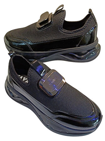 White Line Hayal666 Kadın Sneaker Ayakkabı Siyah