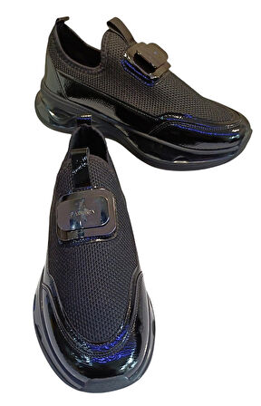 White Line Hayal666 Kadın Sneaker Ayakkabı Siyah