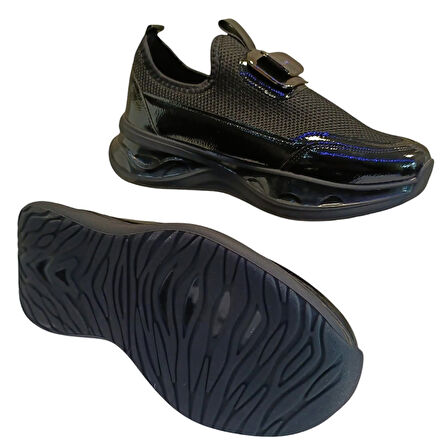 White Line Hayal666 Kadın Sneaker Ayakkabı Siyah