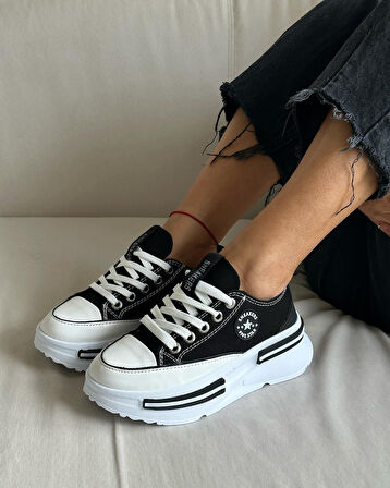 White Line Prens 120 Kadın Sneaker Ayakkabı Siyah