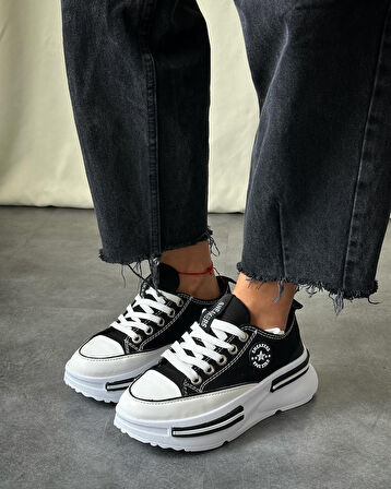 White Line Prens 120 Kadın Sneaker Ayakkabı Siyah