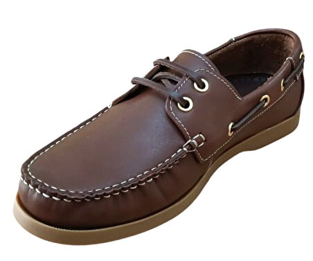 Castle Black 42702 Erkek Deri Casual Ayakkabı Kahve