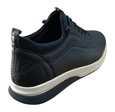 Castle Black 71111 Erkek Deri Casual Ayakkabı Siyah