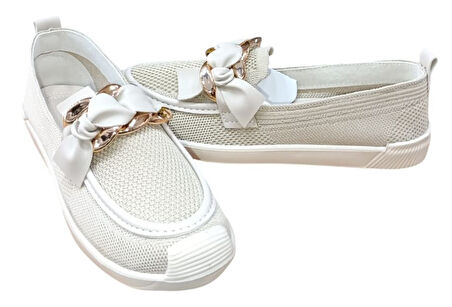 Swell Soft 45-57 Kadın Zincirli Triko Kapalı Günlük Babet Bej