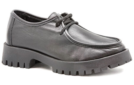 Divadonna 2847 Kadın Hakiki Deri Sisley Model Casual Ayakkabı Siyah