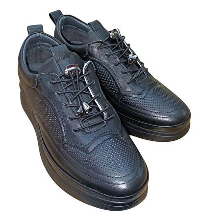 Modessa 121 Kadın Hakiki Deri Casual Comfort Ayakkabı Siyah