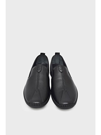 Castle Black 71101 Erkek Hakiki Deri Comfort Ayakkabı Siyah