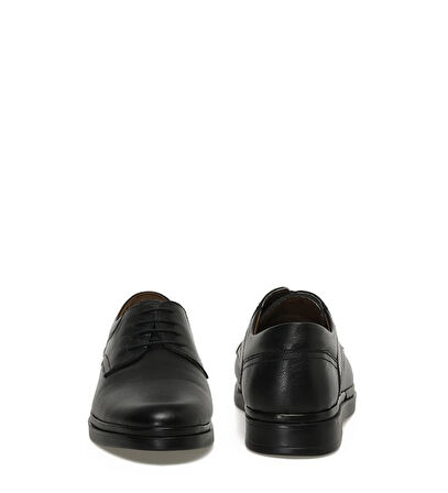 Wexperon 327 Erkek Hakiki Deri Bağcıklı Comfort Ayakkabı Siyah