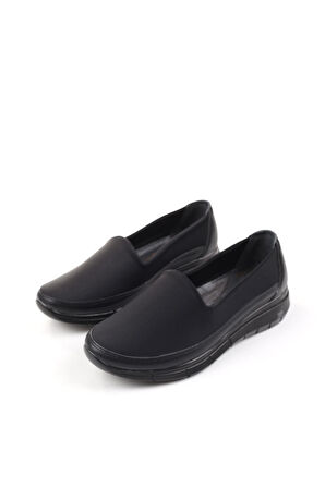 Norfix 1964 Kadın Streçli Comfort Ayakkabı Siyah